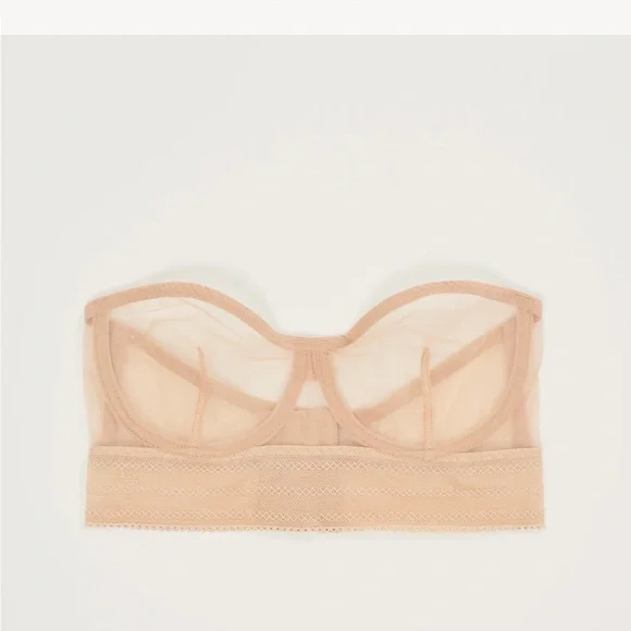 Else underwire strapless braElegant Women's Sheer powder - Picture 2 of 3
